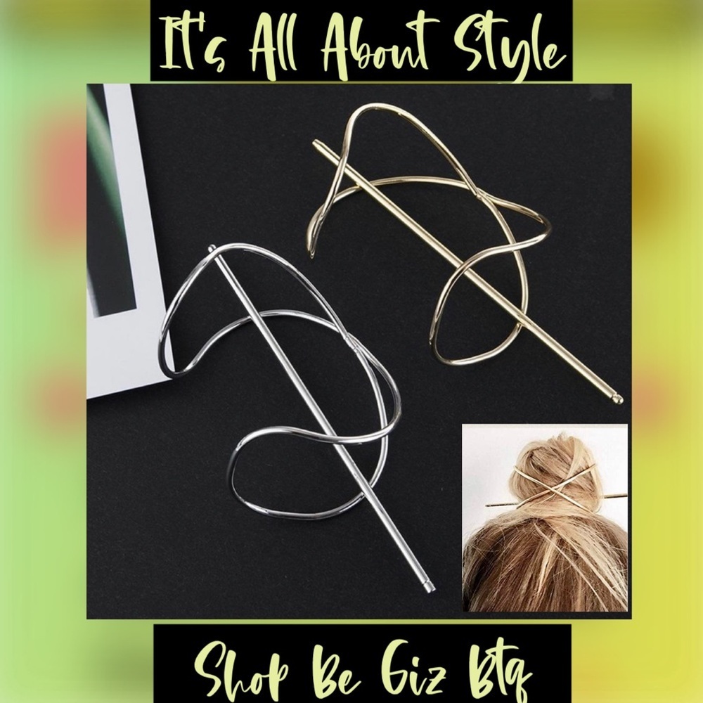 Super Elegant Embellished Hairpin to Enhance your Casual or Night Our Hair look